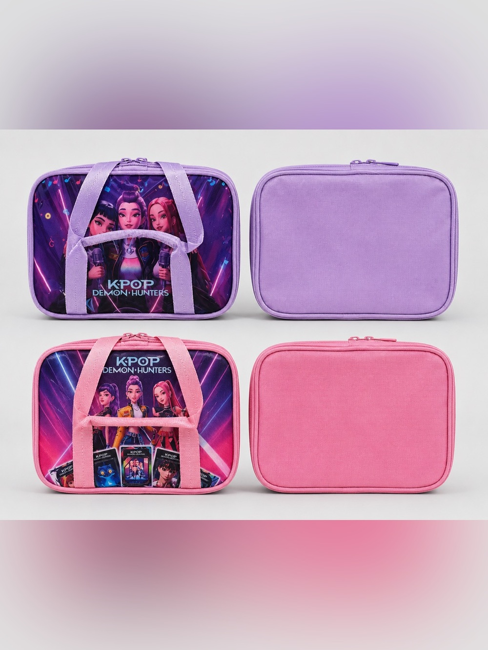 KPOP Demon Hunters 2-Pack Insulated Lunch Bag Set